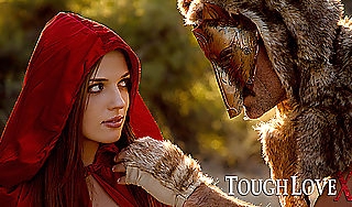 TOUGHLOVEX Red Riding Toughie Scarlett meets Werestud
